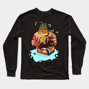 TRAVELING WITH ROSES Long Sleeve T-Shirt